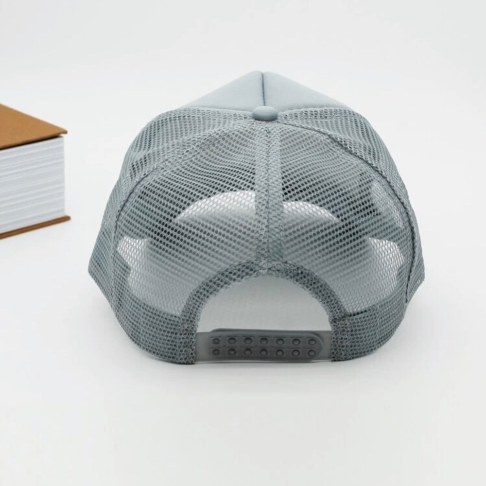 UNISEX New! Grey Truckers Hat - Picture 3 of 3